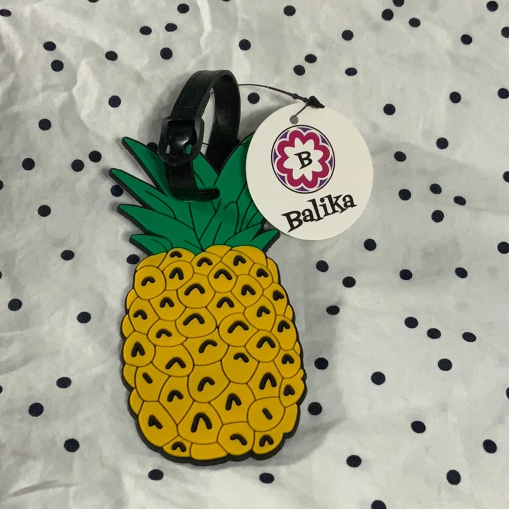 🌸Pineapple 🍍 Luggage 🏷 pvc  tag